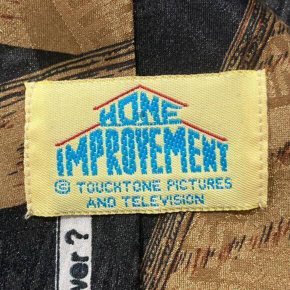Vintage Home Improvement Power Tools Necktie "The Answer is More Power" Drill - Picture 2 of 9